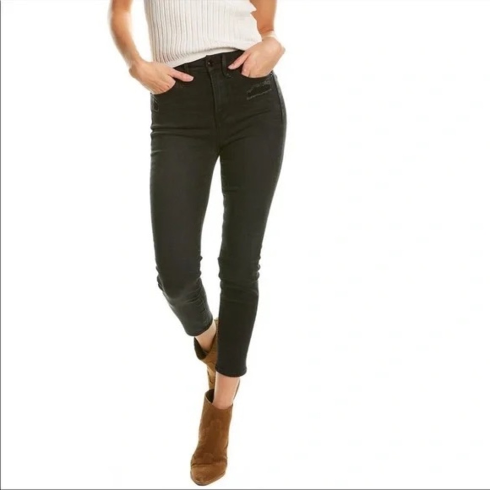 GOOD AMERICAN Good Waist Distressed Skinny Jeansโ